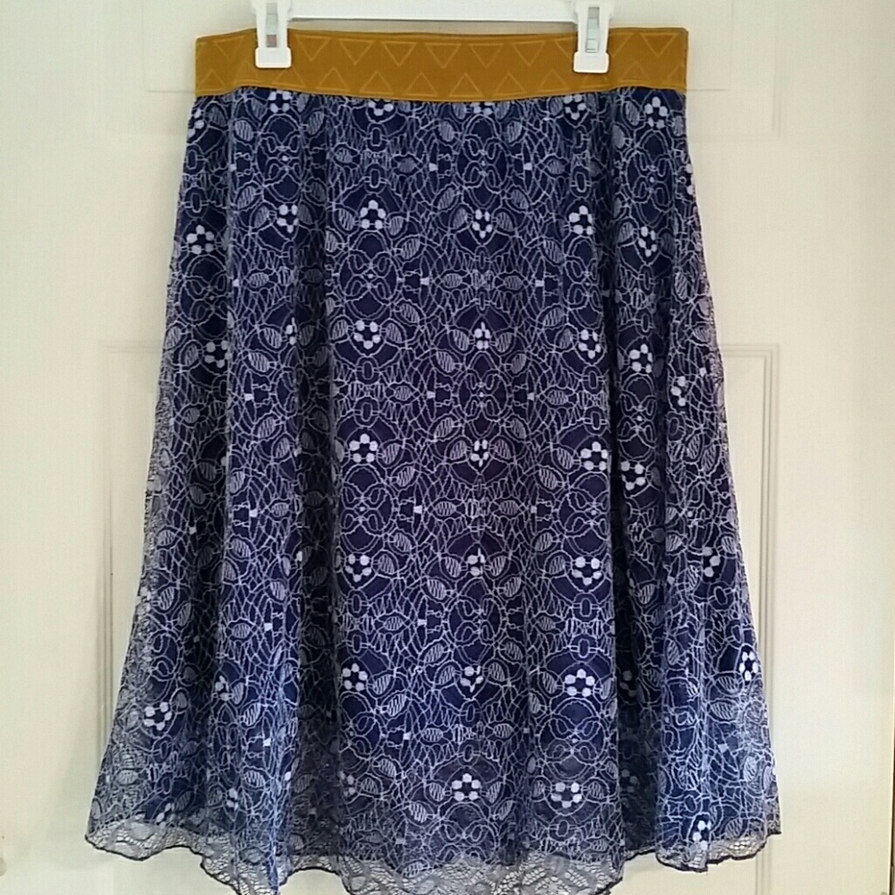 Like New LLR Blue Lola Skirt